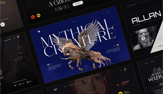 Hero Web Design Concepts